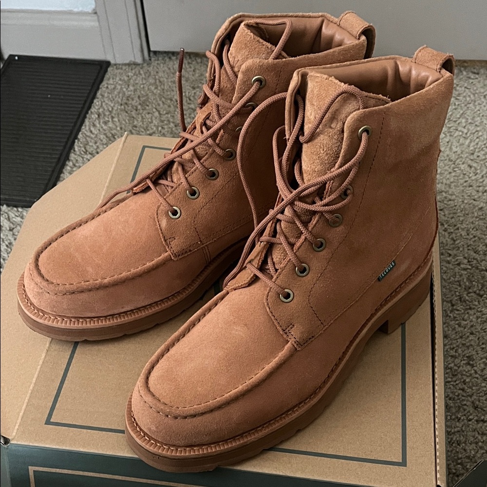 Tecovas Natural Rugged Moc Toe Boots
